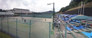 日田市中体連テニスの模様