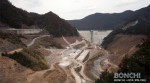 工事中の大山ダム