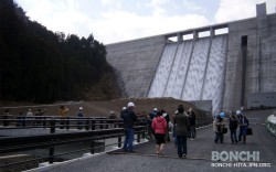 大山ダムの一般公開