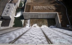 大山ダムの一般公開