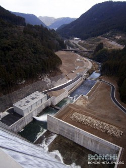 大山ダムの一般公開